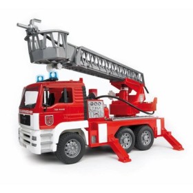 Bruder camion de pompieri MAN TGA cu scara, pompa de apa si sirena